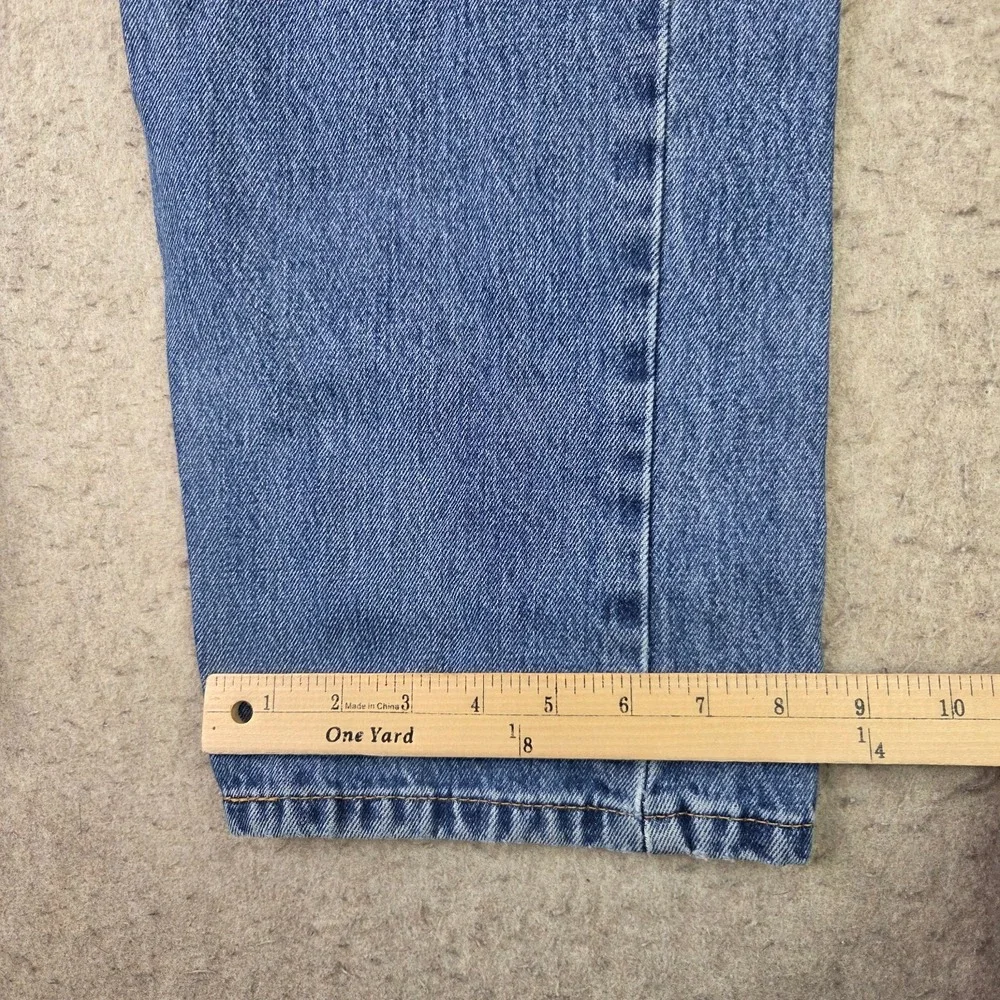 Levi's 505 Jeans Mens 38x32 Blue Denim Regular Fit 100% Cotton Straight Leg